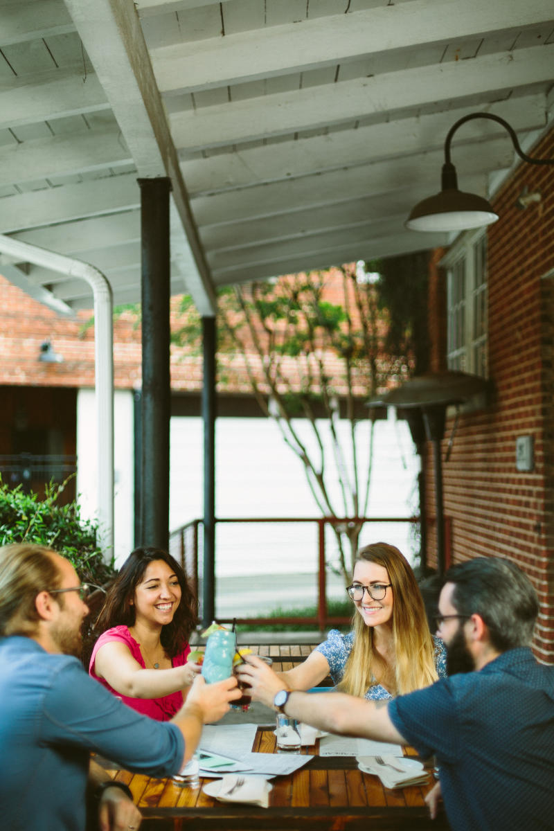 Patio at Seabear Oyster Bar in Athens, GA