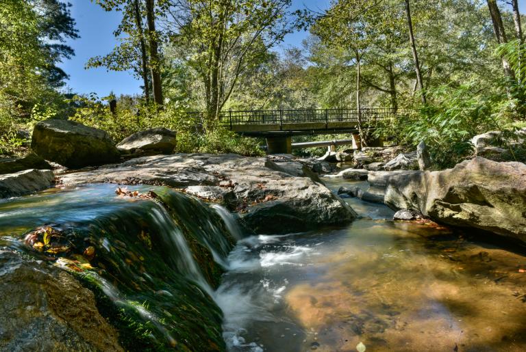 Ben Burton Park bridge