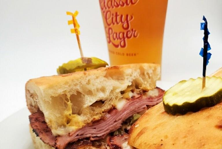Big City Bread Ham and Cheese with Beer