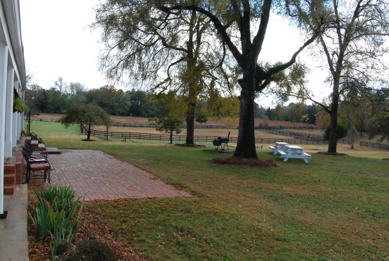 The Colonels Rear Lawn