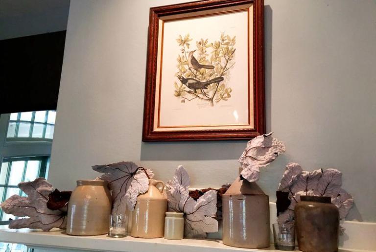 Fall Mantel Decor