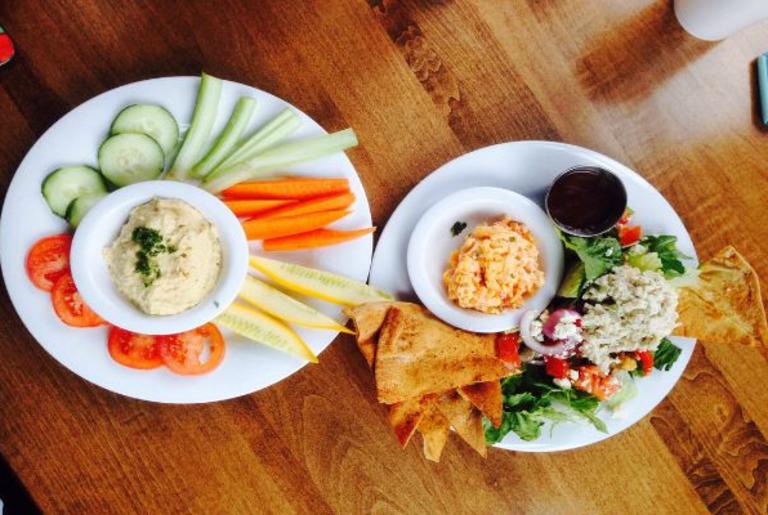 Taziki's Athens GA hummus and pimento cheese