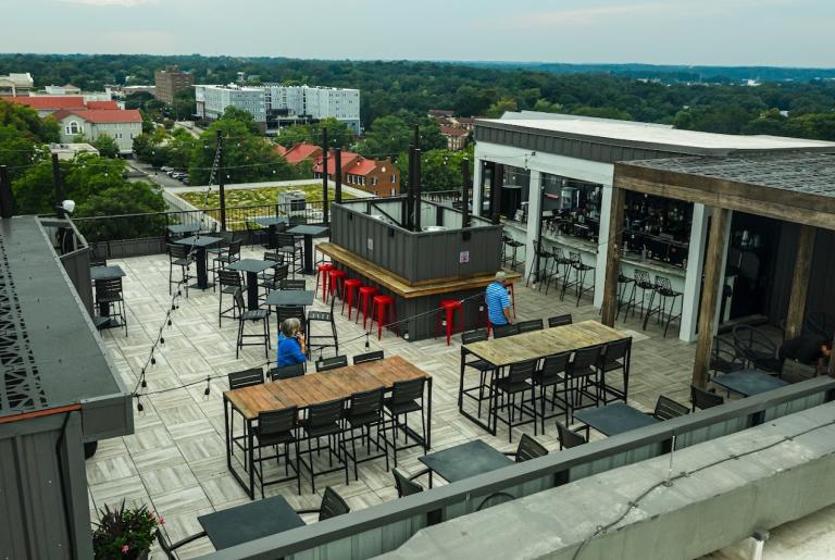 Hybar Athens daytime rooftop