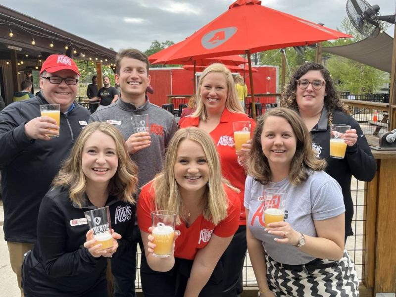 Visit Athens Staff at Wide Open launch