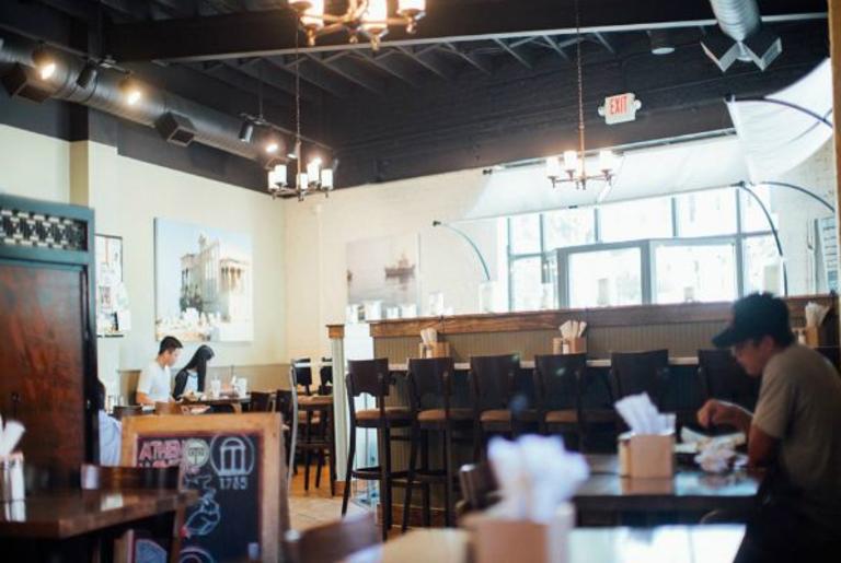 inside tazikis Athens GA