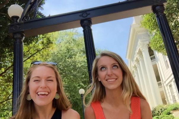 UGA Arch selfie
